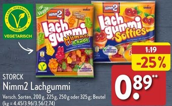 Aldi Nord STORCK Nimm2 Lachgummi Angebot