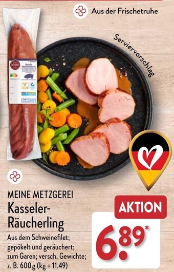 Aldi Nord MEINE METZGEREI Kasseler-Räucherling Angebot