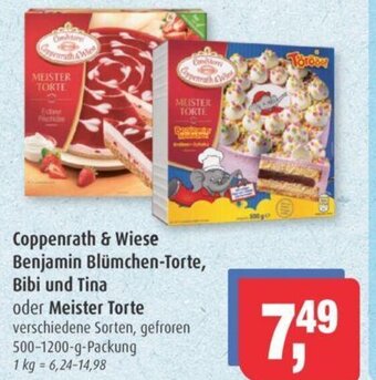 Markant Coppenrath & Wiese Benjamin Blümchen-Torte, Bibi und Tina oder Meister Torte 500-1200g Angebot