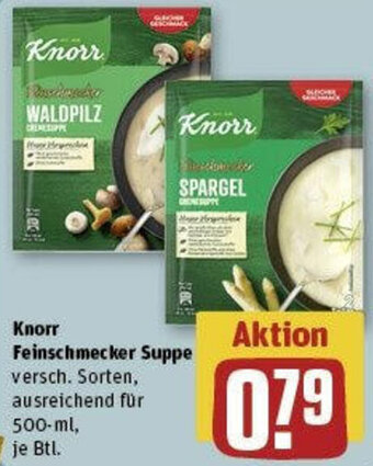 REWE Knorr Feinschmecker Suppe Angebot