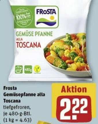 REWE Frosta Gemüsepfanne alla Toscana 480 g Btl. Angebot