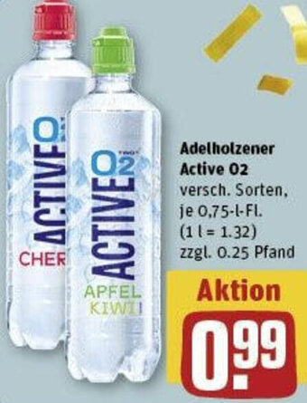 REWE Adelholzener Active 02, 0,75 L-Fl. Angebot