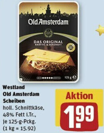 REWE Westland Old Amsterdam Scheiben 125 g Pckg. Angebot