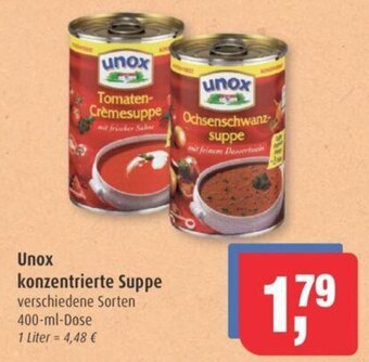 Markant Unox konzentrierte Suppe verschiedene Sorten 400-ml-Dose Angebot