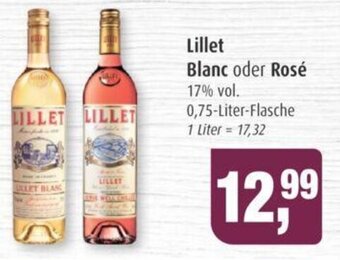 Markant Lillet Blanc oder Rosé 17% vol. 0,75-L Angebot