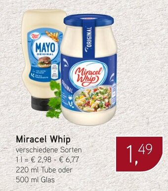 Dornseifer Miracel Whip verschiedene Sorten 220 ml Tube oder 500 ml Glas Angebot