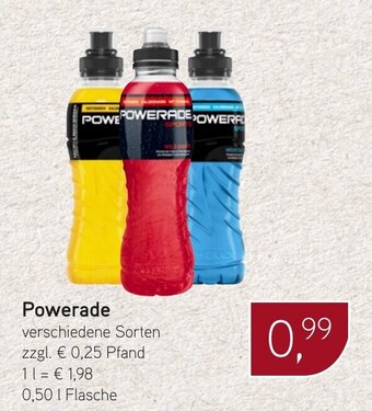 Dornseifer Powerade verschiedene Sorten 500ml Angebot