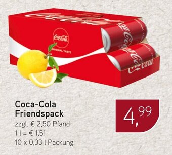 Dornseifer Coca-Cola Friendspack 10*330ml Angebot