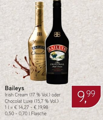 Dornseifer Baileys Irish Cream (17 % Vol.) oder Chocolat Luxe (15,7 % Vol.) 500/700ml Angebot