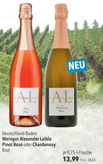 CITTI Markt Weingut Alexander Laible Pinot Rosé oder Chardonnay Brut 750ml Angebot