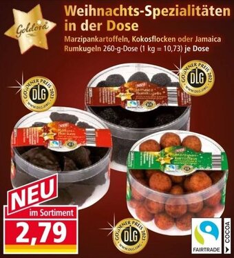 Norma Goldora Weihnachts-Spezialitäten in der Dose 260 g Dose Angebot