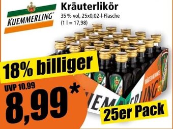 Norma Kräuterlikör Kräuterlikör 25x0,02-1-Flasche 2er Pack Angebot