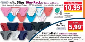 Norma Elle Nor Ronley Slips 10er-Pack für Damen S-XL und Herren M-XXL 10 er Pack Angebot