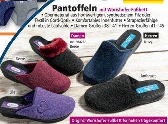 Norma Pantoffeln Damen 38-41,Herren 41-45 Angebot