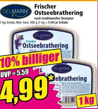 Norma DELMARIN Frischer Ostseebrathering 1 kg Angebot