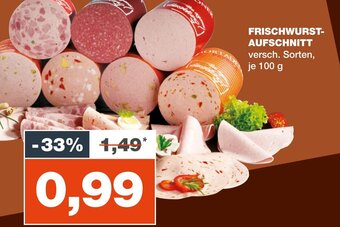 mein real FRISCHWURST-AUFSCHNITT 100 g Angebot