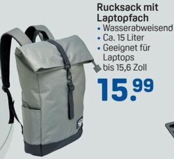 Rossmann Rucksack mit Laptopfach Angebot