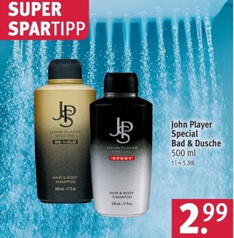 Rossmann John Player Special Bad & Dusche 500 ml Angebot