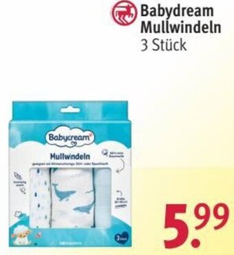 Rossmann Babydream Mullwindeln 3 Stück Angebot