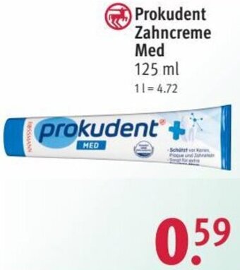 Rossmann Prokudent Zahncreme Med 125 ml Angebot