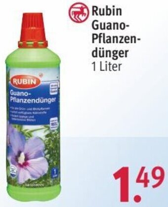 Rossmann Rubin Guano-Pflanzendünger 1 Liter Angebot