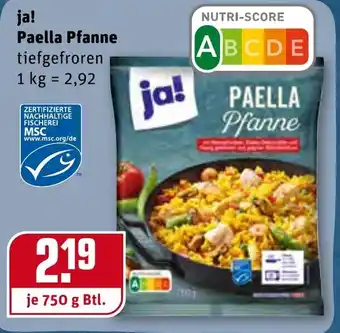 REWE Kaufpark Ja! Paella Pfanne 1kg Angebot