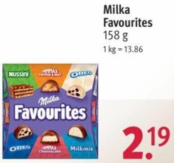 Rossmann Milka Favourites 158 g Angebot