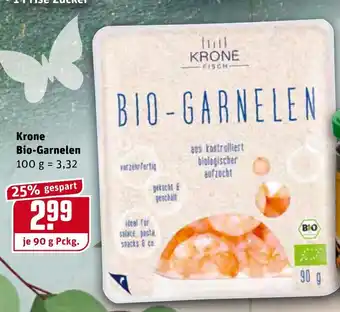 REWE Kaufpark Krone Bio Garnelen 90g Angebot