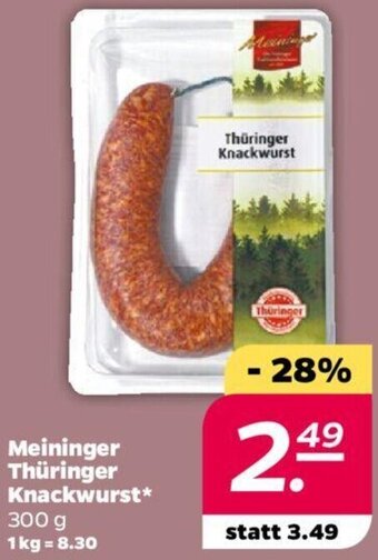 NETTO Meininger Thüringer Knackwurst 300 g Angebot