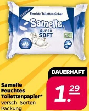 NETTO Samelle Feuchtes Toilettenpapier Angebot