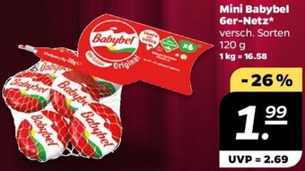 NETTO Mini Babybel 6er-Netz 120 g Angebot