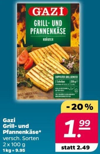 NETTO Gazi Grill und Pfannenkäse 2x100 g Angebot