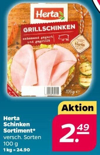 NETTO Herta Schinken Sortiment 100 g Angebot