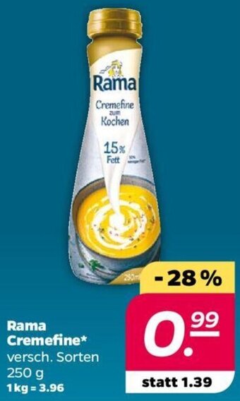 NETTO Rama Cremefine 250 g Angebot