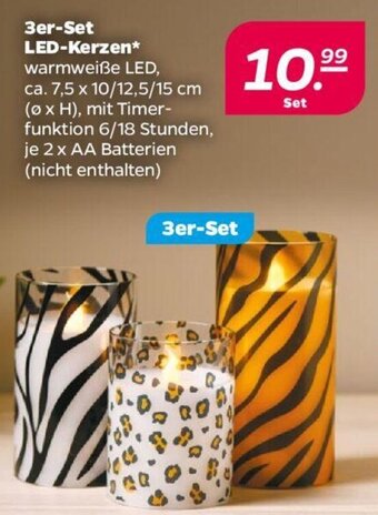 NETTO 3er-Set LED-Kerzen Angebot