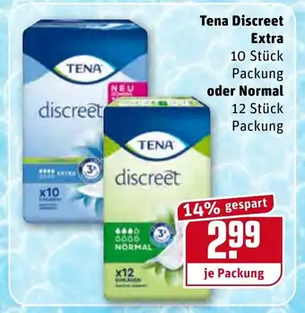 REWE Kaufpark Tena Discreet Extra oder Normal Angebot