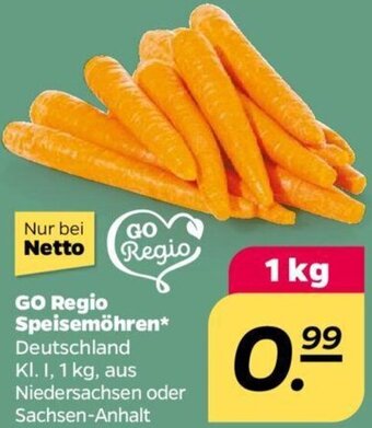 NETTO GO Regio Speisemöhren 1 kg Angebot