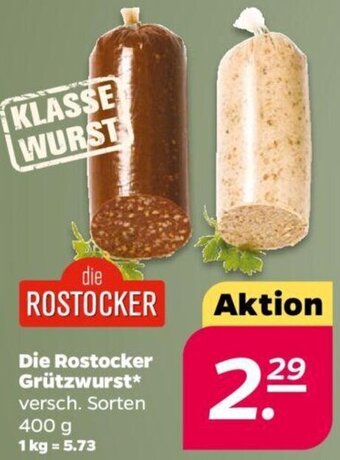 NETTO Die Rostocker Grützwurst 400 g Angebot