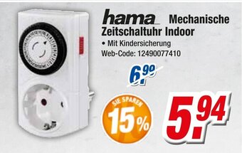 Expert hama Mechanische Zeitschaltuhr Indoor Angebot