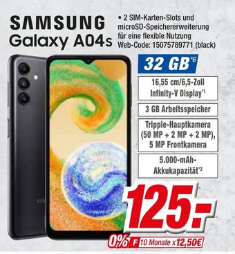 Expert SAMSUNG Galaxy A04s Angebot