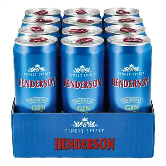 Netto Marken-Discount Henderson gin tonic 10,0 % vol 0,33 liter dose, 12er pack Angebot