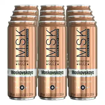 Netto Marken-Discount Moskovskaya msk moscow mule 10,0 % vol 0,33 liter, 12er pack Angebot