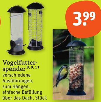 tegut Vogelfutterspender Angebot