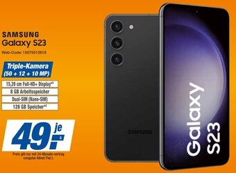 expert Techno Land SAMSUNG Galaxy S23 Angebot