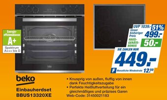 expert Techno Land beko Einbauherdset BBUS13320XE Angebot