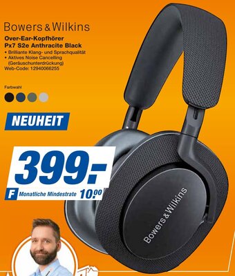 expert Techno Land Bowers & Wilkins Over-Ear-Kopfhörer Px7 S2e Anthracite Black Angebot