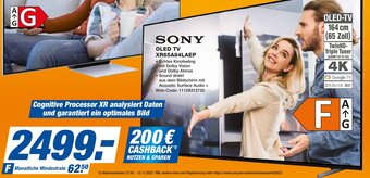 expert Techno Land SONY OLED TV XR65A84LAEP Angebot