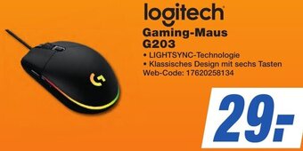 K+B Expert logitech Gaming-Maus G203 Angebot