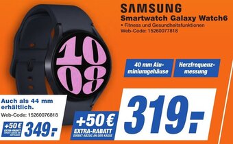 K+B Expert SAMSUNG Smartwatch Galaxy Watch6 Angebot