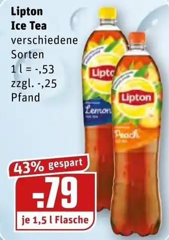 REWE Kaufpark Lipton Ice Tea 1,5L Angebot